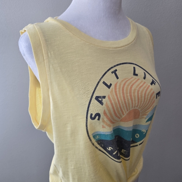 Salt Life Live Salty Sleeveless Tank Top Size Small - Picture 2 of 5